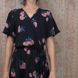 💜rue 21 floral wrap dress